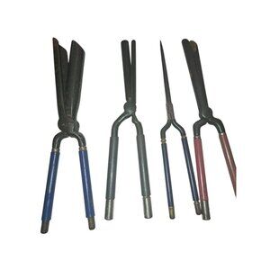 Vtg Curling Irons Lot of 4  Kizure,LA Calif, Kentucky Maid USA  Hair Style